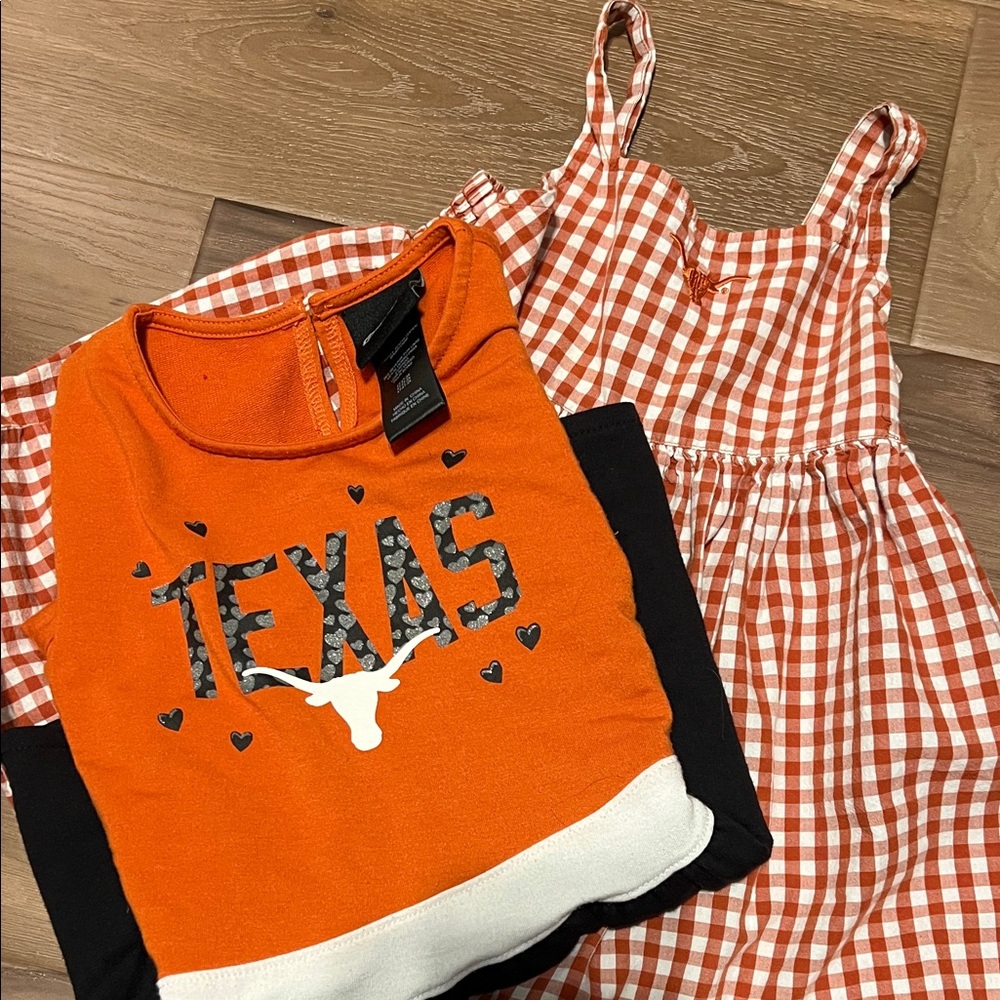 Texas longhorns girls dresses